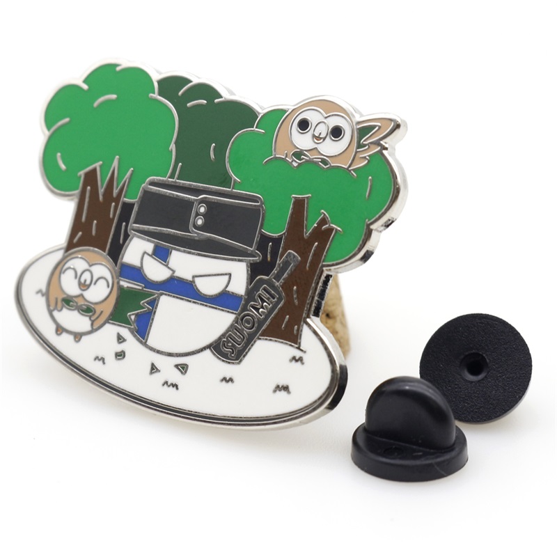 Custom Cartoon Pin, 2D Pin