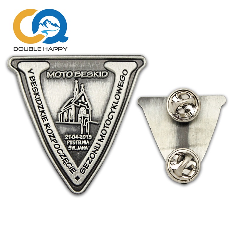 Vintage Metal Badge Customization | Antique & Distressed Badge Manufacturer