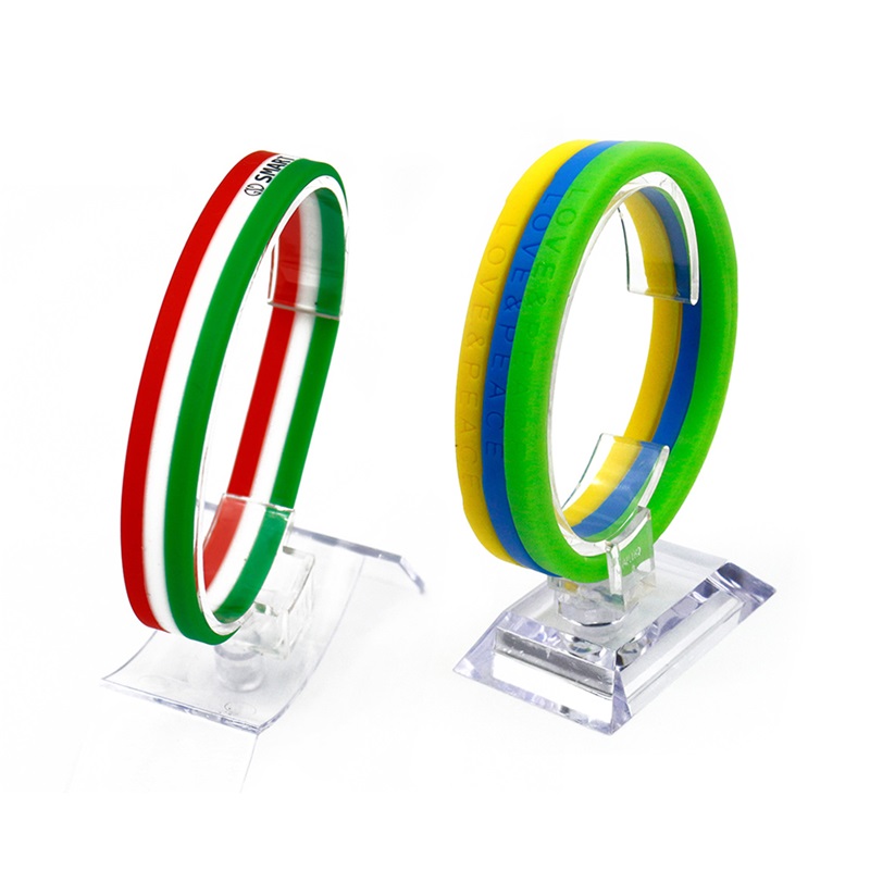 Multi-Color Wristband, Multi-Color Silicone Wristband