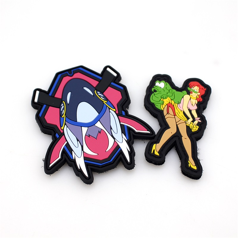  Custom PVC Patch Shape, PVC Patches Customization