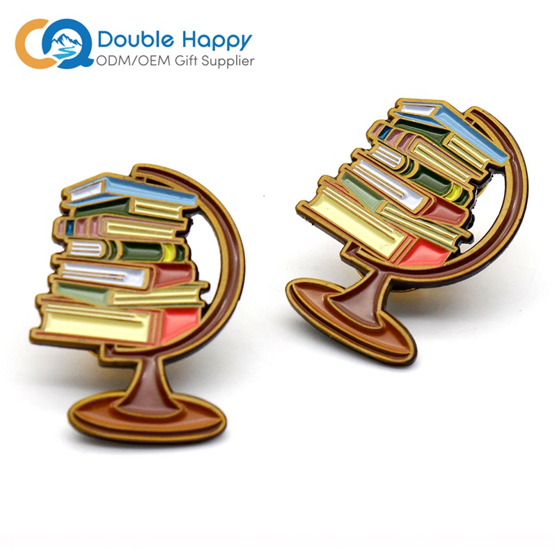 Custom Enamel Pins Manufacturing - DOUBLE HAPPY Pin Supplier