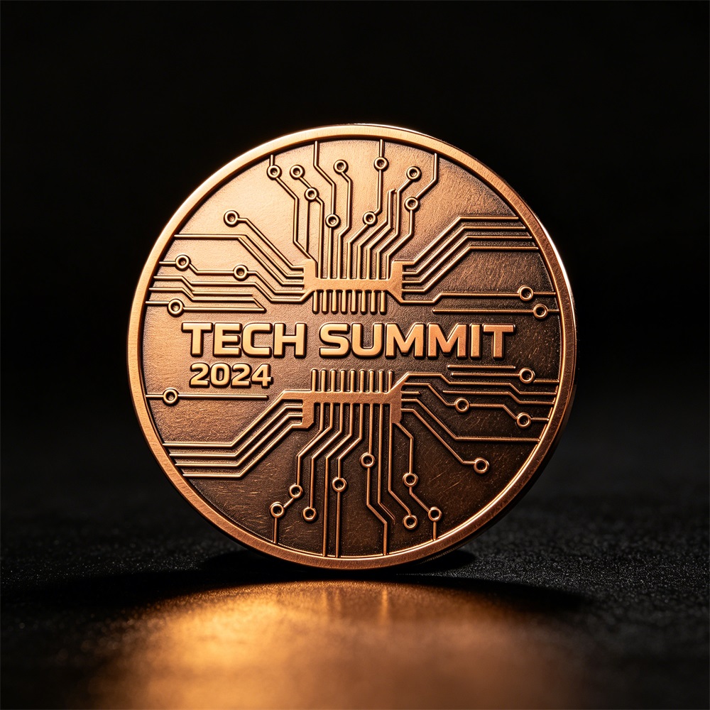 Custom Summit Commemorative Coins | Double Happy Gift